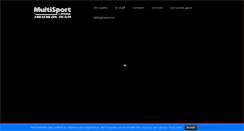 Desktop Screenshot of multisportcatania.it