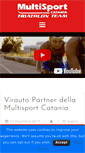 Mobile Screenshot of multisportcatania.it